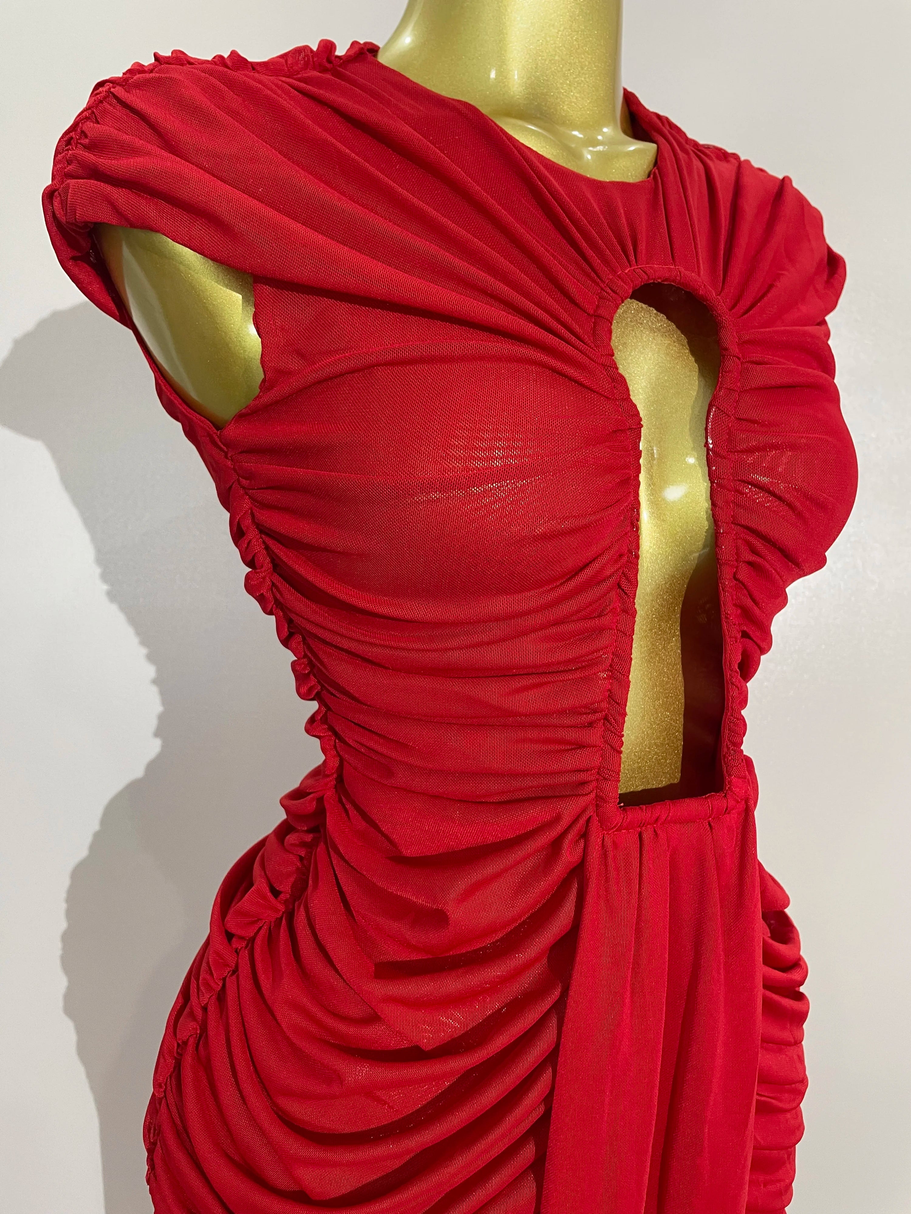 Women Sexy Sleeveless O-Neck Hollow Out Mesh Bodycon Long Dress Fashion Show Celebrate Celebrity Evening Birthday Party Dress