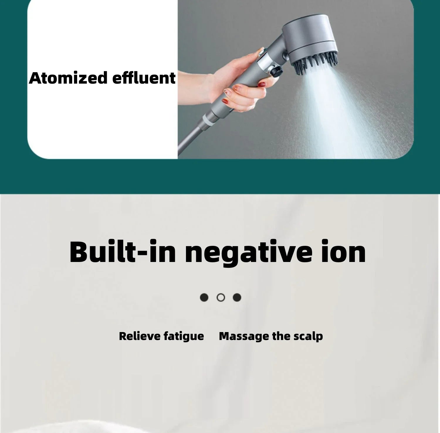 Shower Head High Pressure Head Rainfall High Preassure Water  Saving Bathroom Accessary Pressurized Nozzle Universal Adaptation