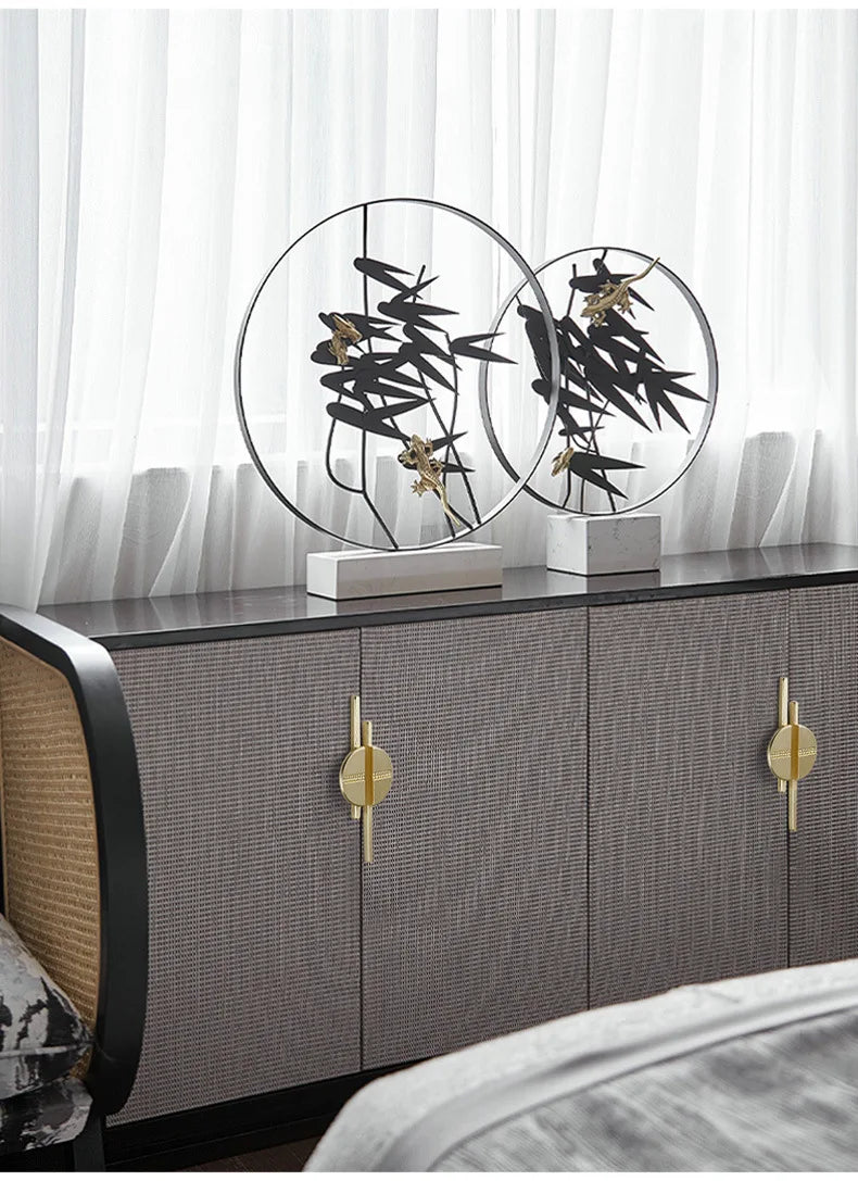 Modern Minimalist Semi-Circular Cabinet Handles - Luxury European Creative Pair Pulls for Wardrobe, Drawers & Furniture Cabinets