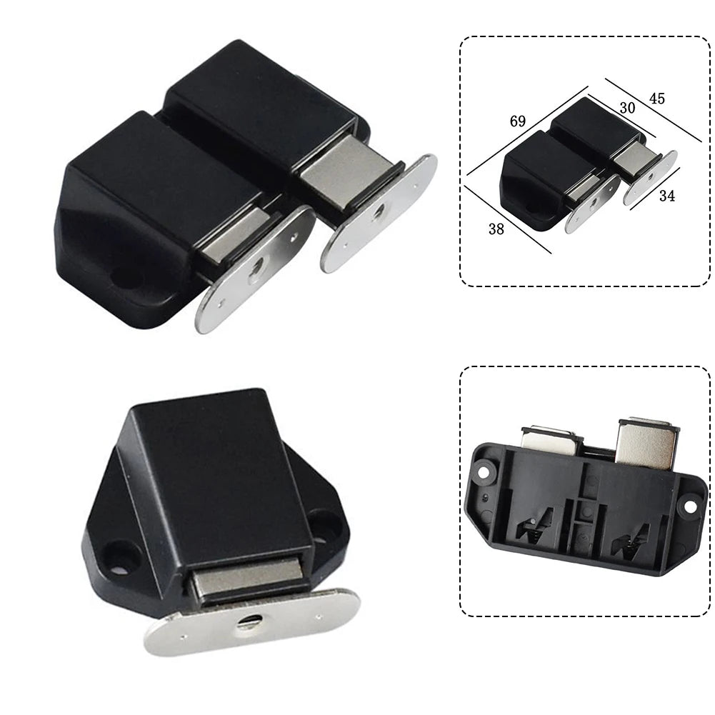 Magnetic Cabinet Catches Push To Open Magnet Latch Door Closers For Wardrobe Cupboard Kitchen Furniture Door Stopp
