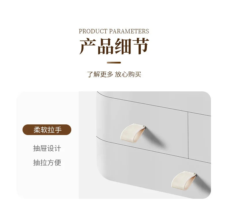 Cosmetic Organizer Countertop Organizer For Dresser With Lid And Drawer Countertop Waterproof And Dustproof Skin Care Organizer