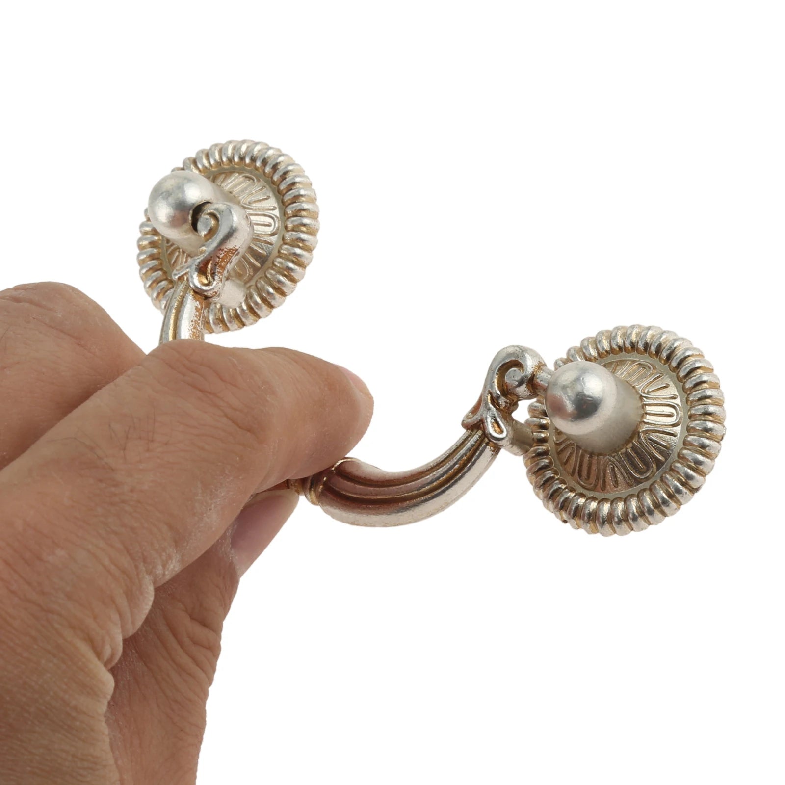 Antique Silver Gold Drawer Cabinet Knobs Furniture Handles Door Pulls for Cupboard Kitchen Retro Hardware Home Decor with Screw