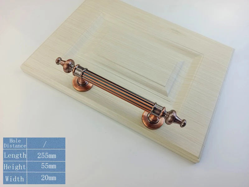 255mm/290mm/345mm Furniture Wooden Door Handle For Bathroom Bedroom Restaurant Sliding Door Handle Wardrobe Gate Pulls Handles