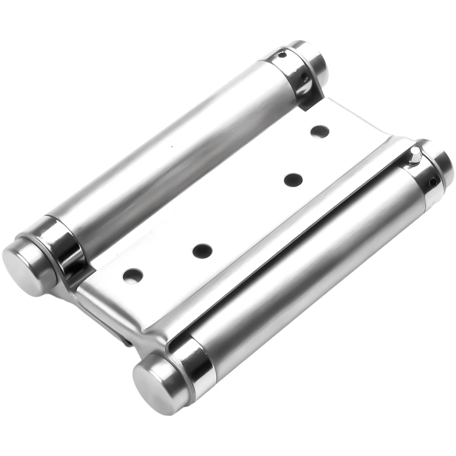 Double Spring Hinge Two-Way Free Door Hinge Stainless Steel  Automatic Door Closing Garage Door Hinges Fence Dedicated Hardware
