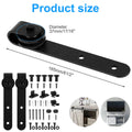 Barn Door Hardware Kit  Heavy Duty Sturdy Sliding Barn Door Track Smoothly and Quietly J Shape Hanger Cupboard Door Panel Access