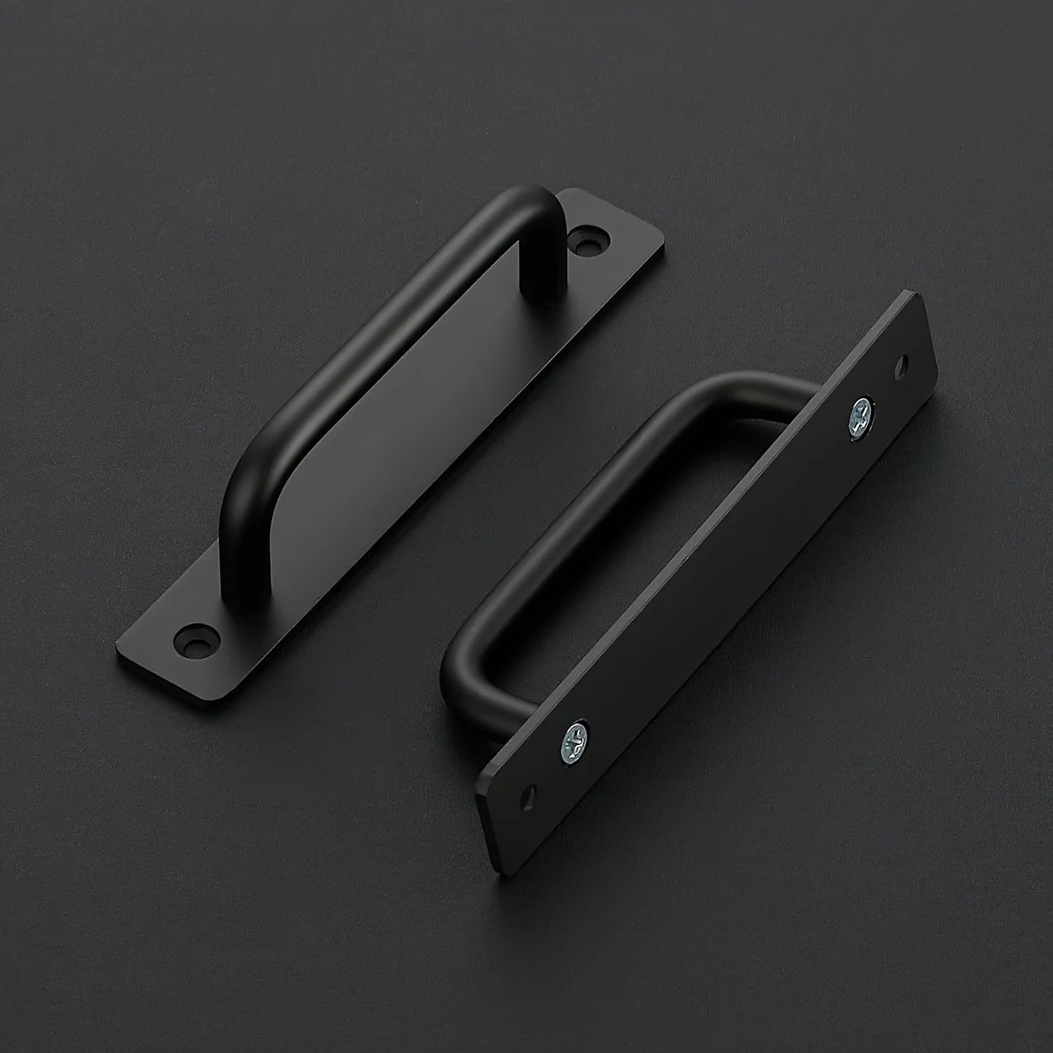 Black Door Handles Aluminium Alloy Kitchen Door Pulls Balcony Bedroom Silver White Furniture Handle Door Hardware