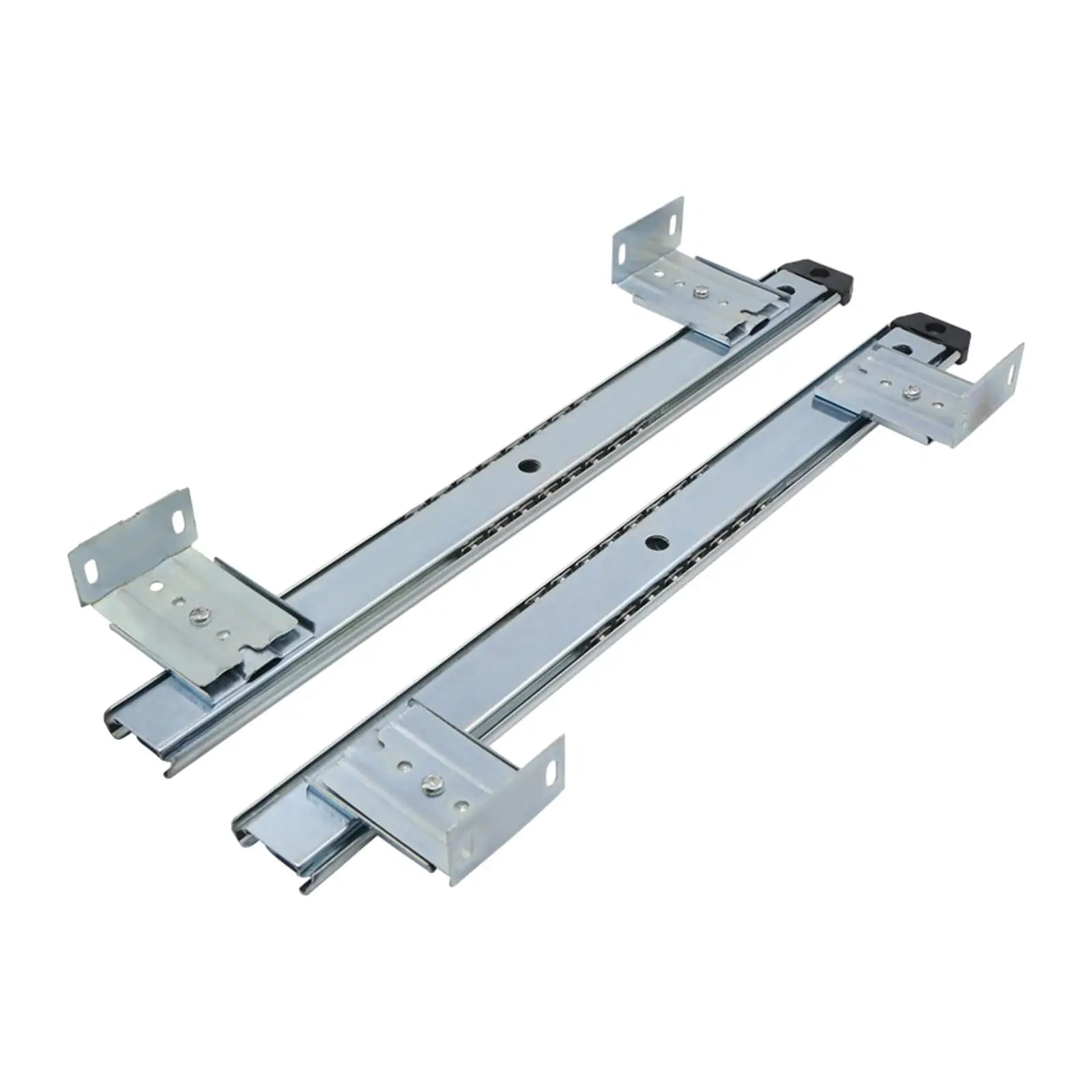 Under Desk Slider Track Keyboard Tray Slides Adjustable Sliding Cabinet Pull Out Keyboard Drawer Rail for Office Home Cabinet