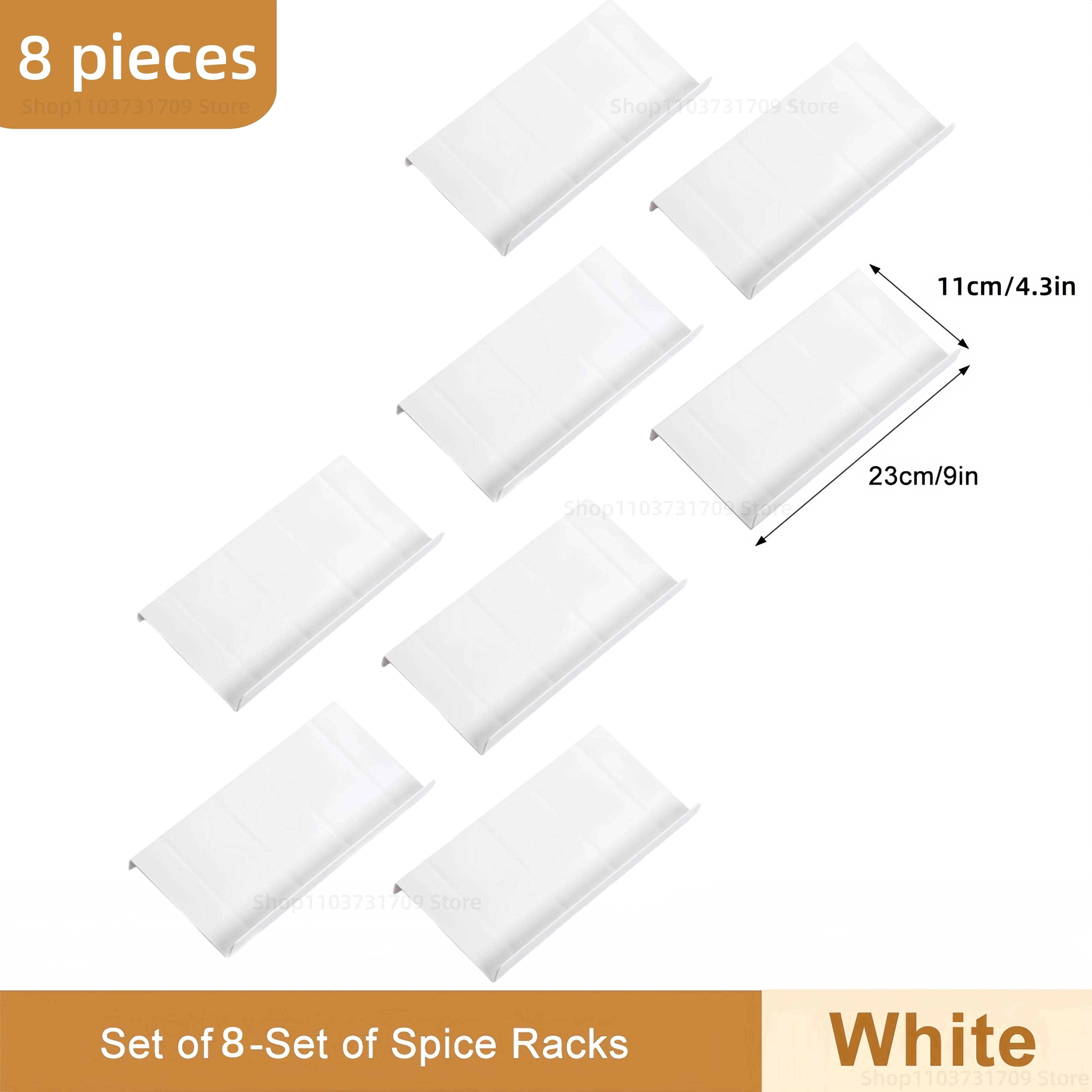 Spice Drawer Organizer Adjustable Spice Rack for Spice Jars 4 Layers Kitchen Spice Drawer Shelf Cabinet Pantry Kitchen Organizer