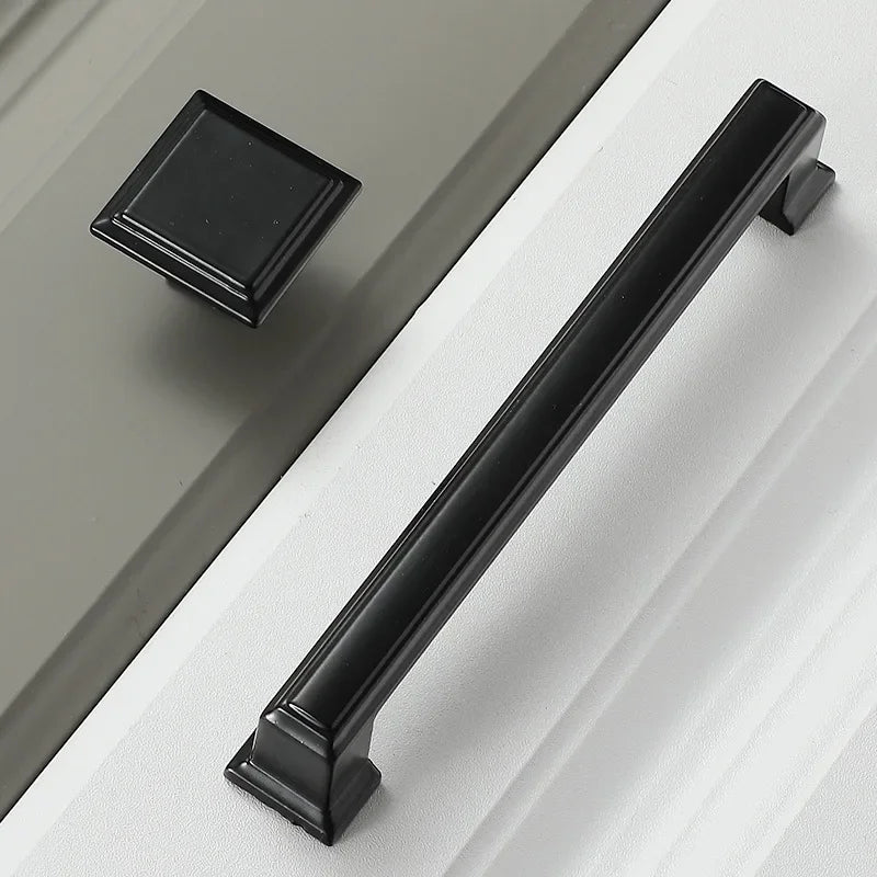 Black Handles for Furniture Cabinet Knobs and Handles Kitchen Handle Drawer Knobs Cabinet Pulls Cupboard Handles Knobs