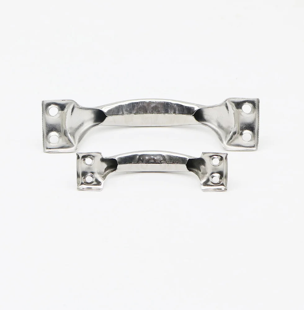 Stainless Steel Handle Arc Luggage Cabinet Drawer Wooden Door Old-fashioned Ordinary Simple