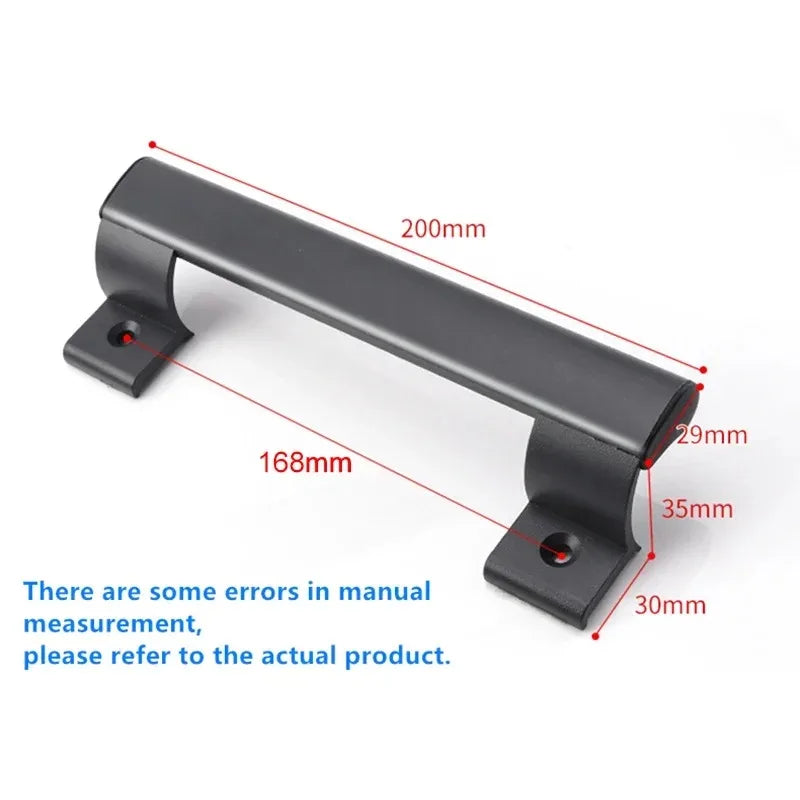 8 Inch Glass Door Pull Handle for Patio Doors Universal Right/Left,Aluminum Alloy Sliding Door Handles Furniture Cabinet Handle