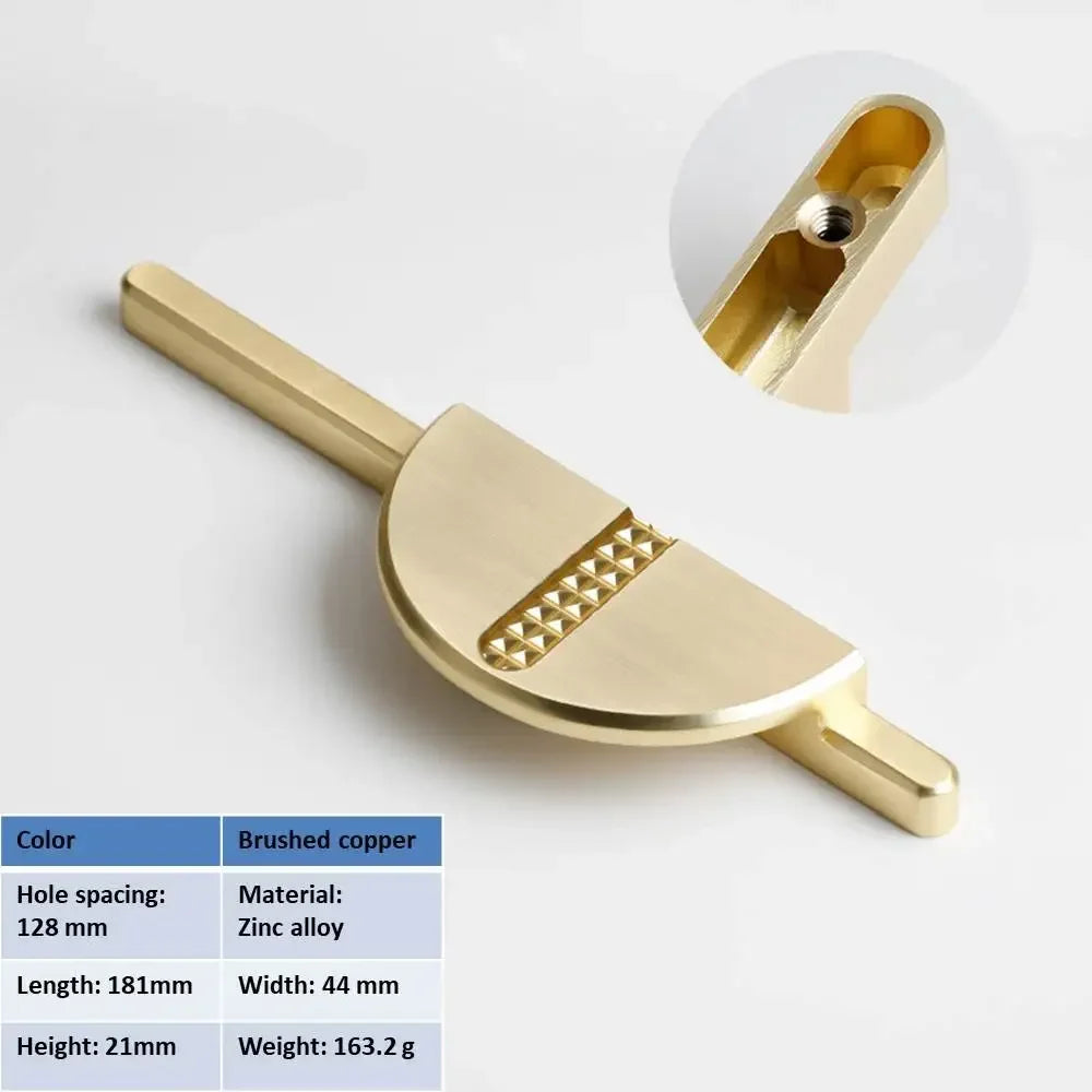 Modern Minimalist Semi-Circular Cabinet Handles - Luxury European Creative Pair Pulls for Wardrobe, Drawers & Furniture Cabinets