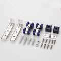 2pcs/set Sliding Door Roller Slide Doors Pulley 4 Wheels Hanging Wheels Rail Track Pulley Home Replacement Hardware