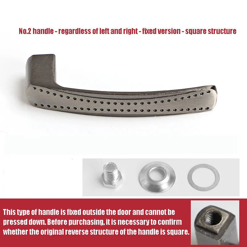 Solid Handle For Anti-theft Door Durable Non Rusting  Thickened Material Household Door Room Bedroom Universal Handle