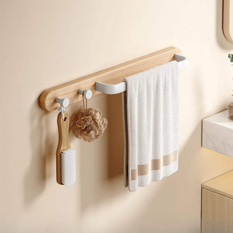 Bathroom Towel Holder  Wall Mounted Towel Rack Shower Room Holder Towel Bar Hanger Toilet shelf Bathroom Accessories