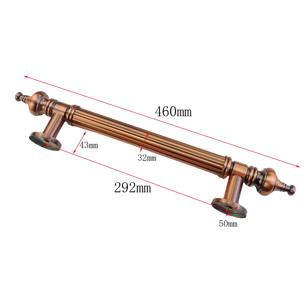 255mm/290mm/345mm Furniture Wooden Door Handle For Bathroom Bedroom Restaurant Sliding Door Handle Wardrobe Gate Pulls Handles