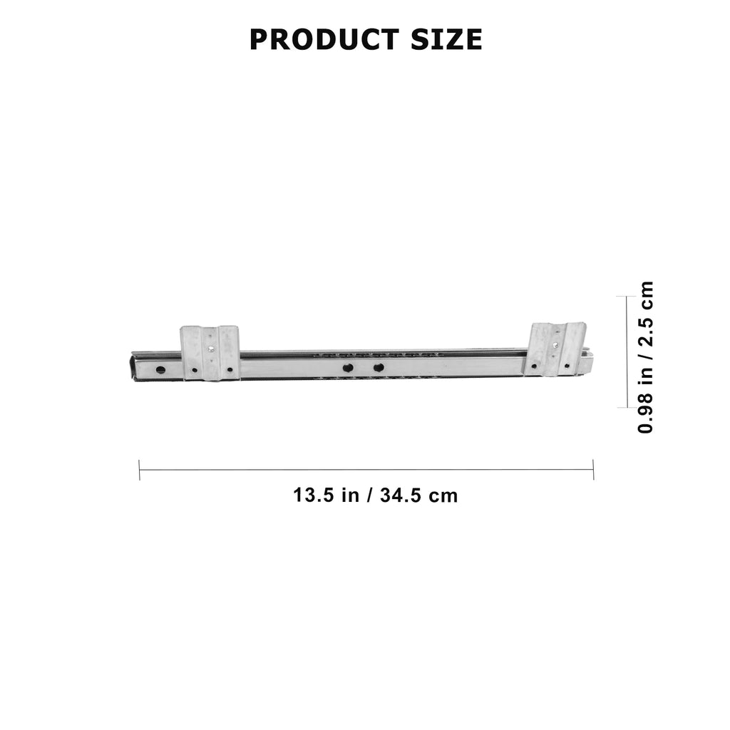 1 Pair Pull Out Drawer Hardware Track Tray Desk Pull Out Drawer Hardware Track Drawer Rail Desk Tray Slide Rail Track