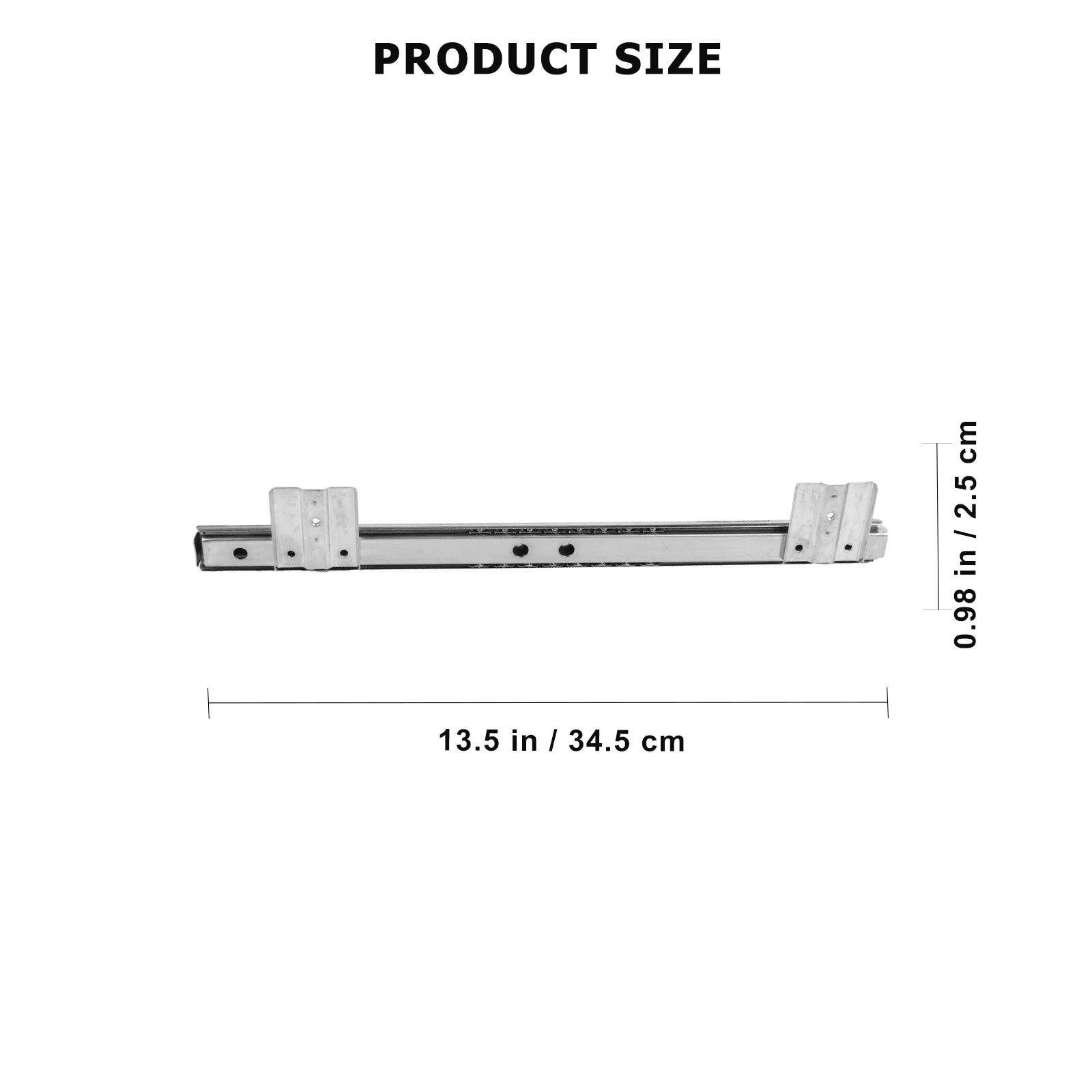 1 Pair Pull Out Drawer Hardware Track Tray Desk Pull Out Drawer Hardware Track Drawer Rail Desk Tray Slide Rail Track