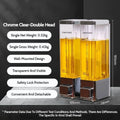 Bathroom Chrome Single/Double Soap Dispenser Wall Shower Bath Shampoo Gel Dispenser Bathroom Accessories Liquid Soap Container