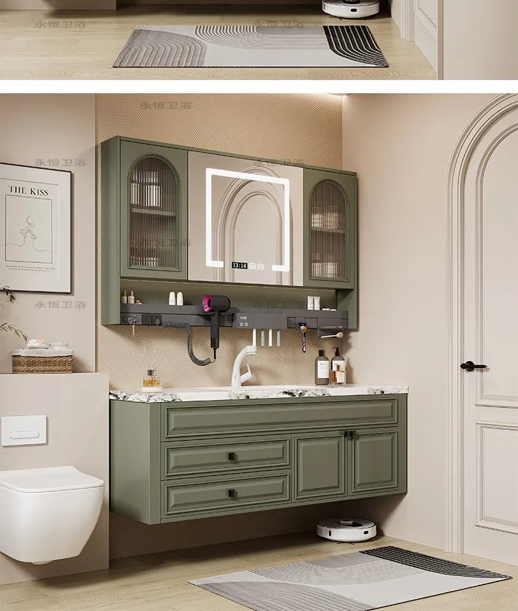 Sink Organizer Bathroom Cabinet Modern Wash Vanity Sink Bathroom Cabinet Wall Shelves Mueble Organizador Home Accessories