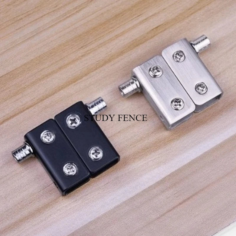 2 Set Stainless Steel Glass Hinges for 5-8mm/8-10mm/10-12mm Glass Door Glass Pivot Clamps Door Hinges Household Hardware