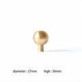 Round Brass Dresser Knobs Drawer Handle Cabinet Door Handle Antique Antique Kitchen furniture Hardware Knob Kitchen  Handles