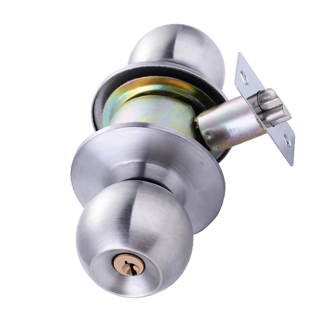 Universal Door Handle Knobs  Bedroom Living Room Lock Bathroom Entrance Locks Accessories with Keys Door Lock