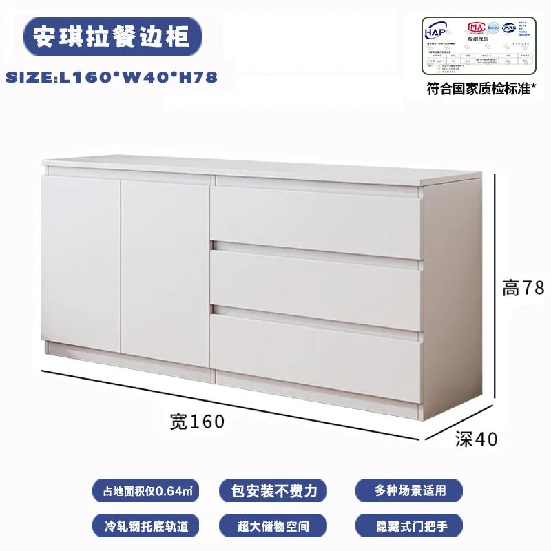 Luxury Dresser Cabinet Modern Handles Storage Luxury Cabinet Premium Drawers Organizador Dressoir Kast Living Room Furniture