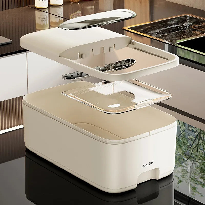 Rice Storage Containers Can Keep Rice Fresh Prevent Moisture and Pests and Are Suitable for Kitchen Storage