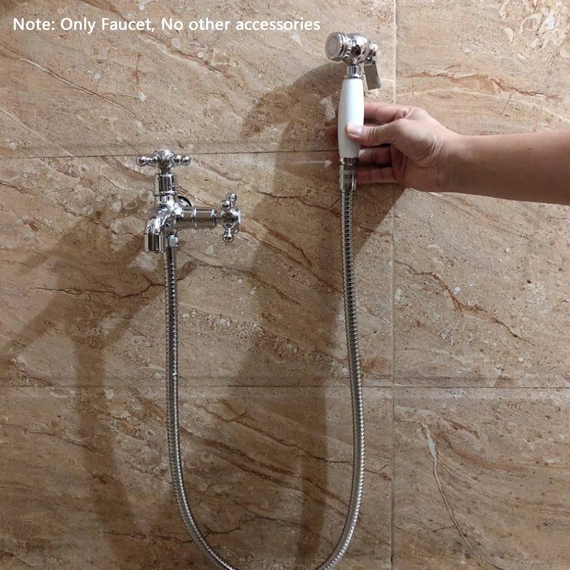 Wall Mounted Sink Faucet Kitchen G1/2 Water Tap Hand Wash Basin Faucet Household Items Single Handle Tap Bathroom Accessories