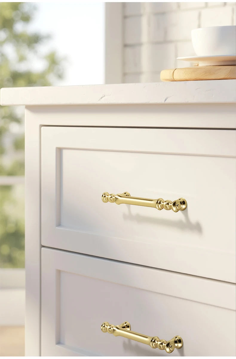 Furniture handles for kitchen cabinets, dressing table drawers, and wardrobes, durable and suitable for home decoration