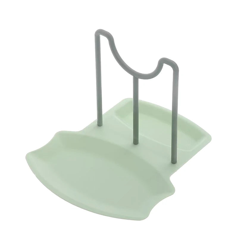 Kitchen Organizer Spatula Pot Lid Rack Shelf Plastic Spoon Rest Utensil Multi-function Dish Rack Organizer Kitchen Cooking Tools