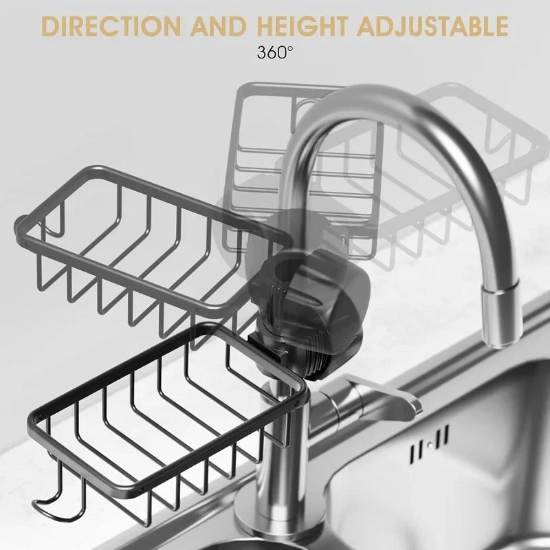 Bathroom Faucet Storage Rack Shower Soap Holder Bathroom Organization Shower Shelves Bathroom Accessories