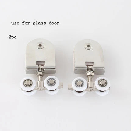sliding door track hanging rail glass door guide mute push and pull door hanger rail Solid wood doors bathroom fold hanging door