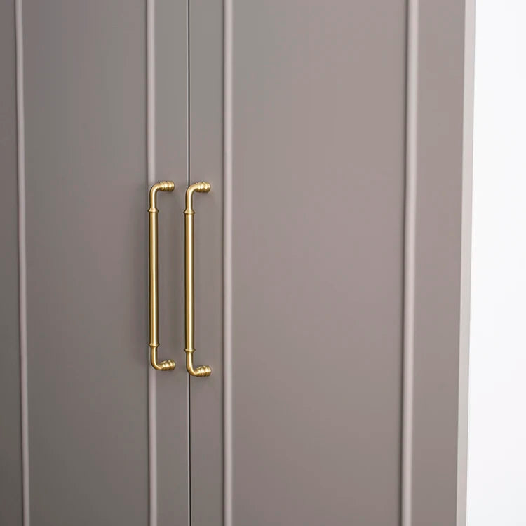 Solid Brass Cabinet Handle Sleek Furniture Hardware Kitchen Handle Dressers Wardrobe Cabinet Drawer Knobs Gold Handle