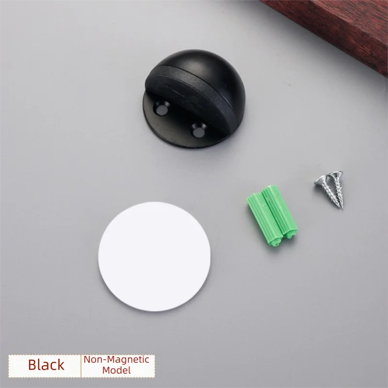 New No-Drill Magnetic Door Stopper - Silicone Anti-Collision Buffer for Glass & Bedroom Doors, Windproof Floor Mount
