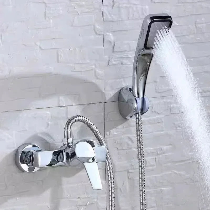 Bathroom Hidden Shower Faucet Household Wall Mounted Shower Faucet Water Heater Cold and Hot Mixed Valve Shower Accessories