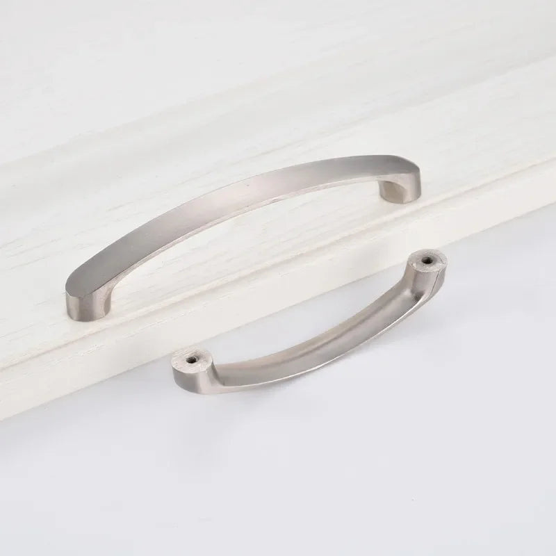 Modern Furniture Handle Hardware Cabinet Handles Knobs Aluminum Alloy Door Kitchen Knobs Brushed Cabinet Pulls Drawer