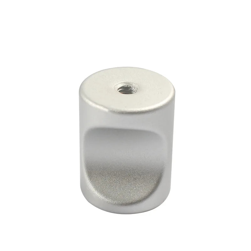 5/10/20Pcs Round Aluminum Alloy Door Knobs Cabinet Handles Cupboard Drawer Kitchen Bathroom Furniture Hardware Accessories