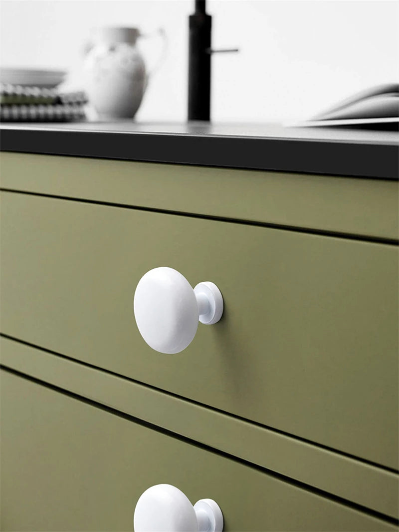 Modern Simple White Long Cabinet Handle Kitchen Cupboard Furniture Length Door Handle  Wardrobe Closet Hardware Drawer Pull Knob