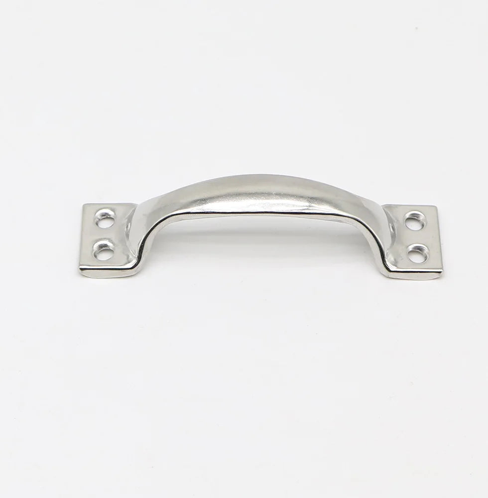 Stainless Steel Handle Arc Luggage Cabinet Drawer Wooden Door Old-fashioned Ordinary Simple