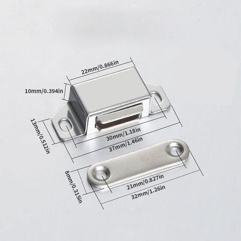 4/10/15pcs magnetic cabinet door stopper, suitable for furniture doors such as cabinets and shoe cabinets, magnetic door buckles