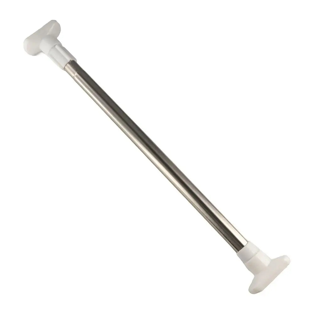 Strong Bearing Hanging No Drill Multi Purpose Clothing Rod Bracket Curtain Rail Pole Clothes Drying Hanger