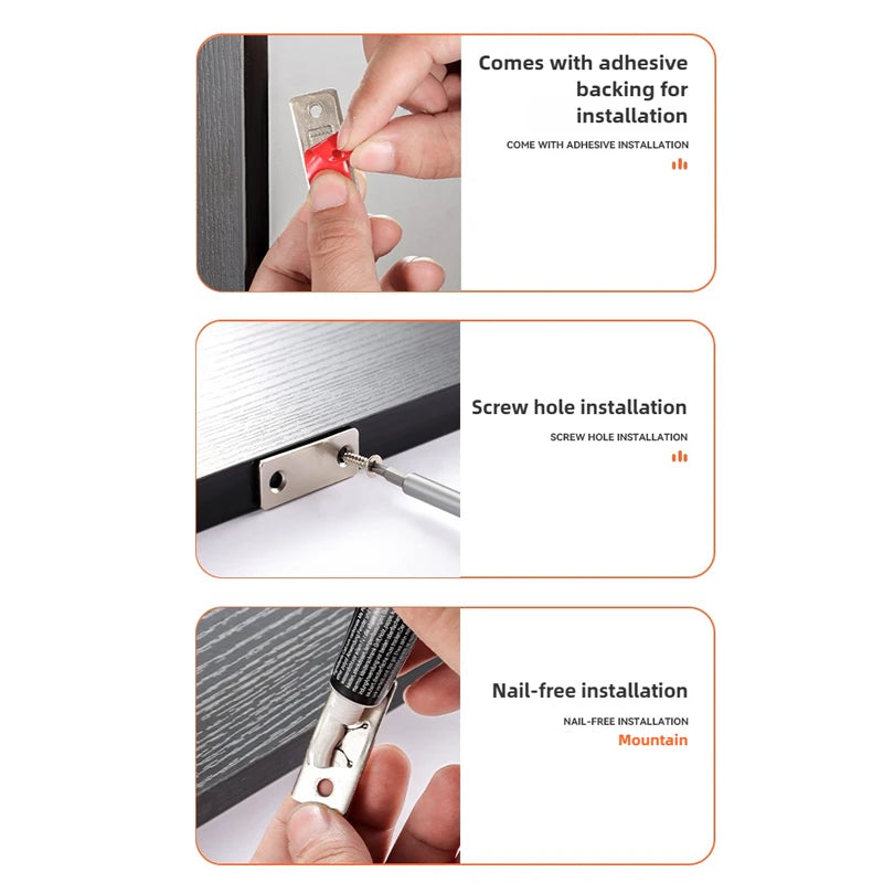 The Magnetic Sliding Door Wardrobe System Adopts A Self-aligning Magnetic Strip Mechanism, Featuring High Magnetic Adhesion