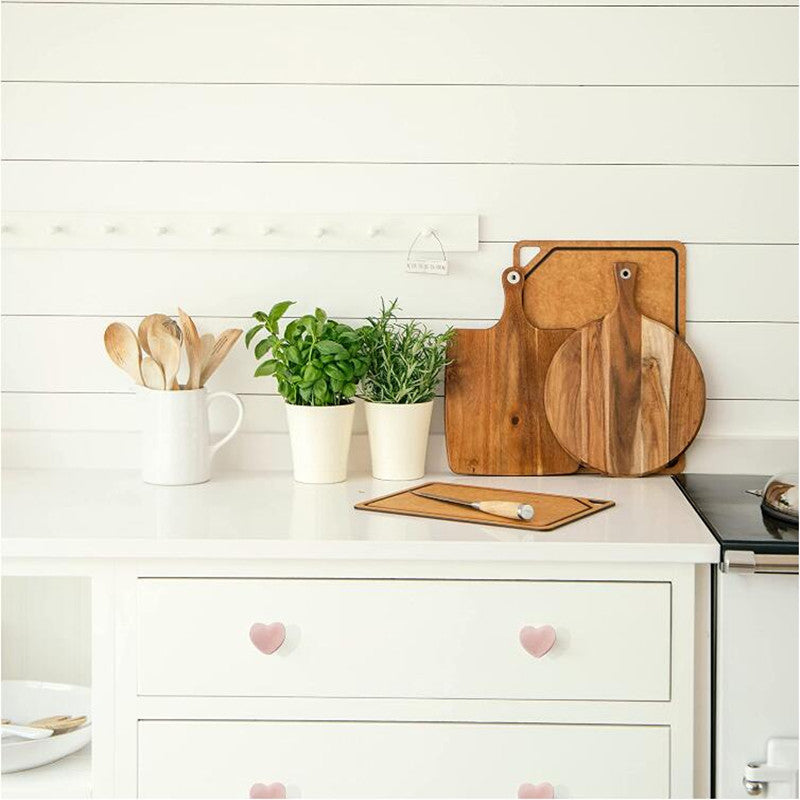 Furniture Handles Pink Children's Pull Kitchen Cabinet Handles Modern Single Hole Ceramic Wardrobe Knobs Drawer Door Hardware