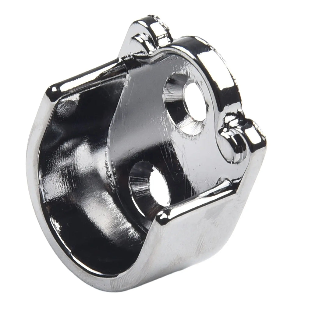 Wardrobe Rail Hanger Rod Socket Support Tube Round End Bracket Holder Heavy Duty U Shaped Rod Socket Home Hardware Accessories