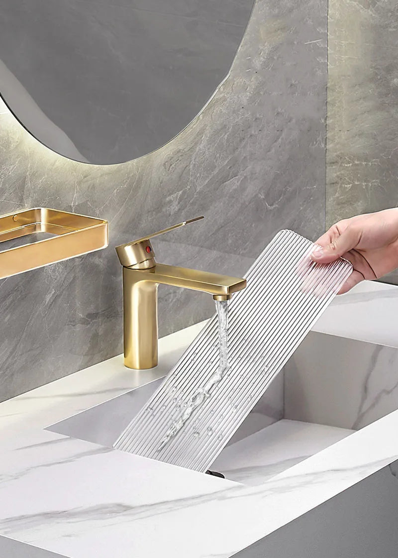 Brushed Gold Bathroom Shelf Aluminum Wall-mounted Shower Storage Rack Bath Shampoo Holder Corner shelf Bathroom Shelves