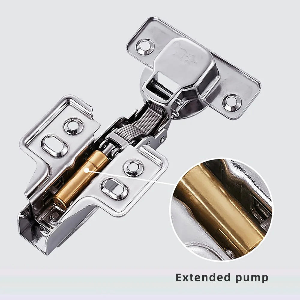 1pc Furniture Cabinet Hinge Cold Roll Steel Door Hydraulic Hinges Damper Buffer Soft Close For Kitchen Furniture Hardware