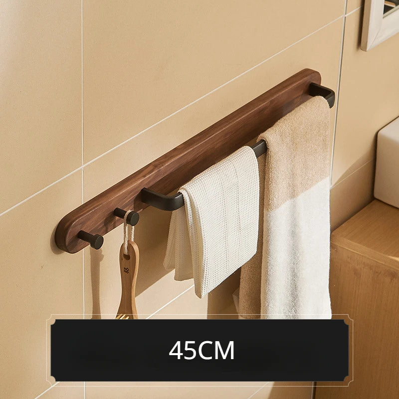 Bathroom Towel Holder  Wall Mounted Towel Rack Shower Room Holder Towel Bar Hanger Toilet shelf Bathroom Accessories