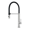 Kitchen Faucet Sink Faucets Rubber Pull Down Stream Sprayer Taps Stainless Steel 304 Rotatable Kitchen Mixer Water Tap Crane